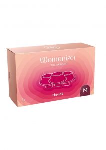 Womanizer Premium and Classic Head - Medium (3 per pack) - Bordeaux