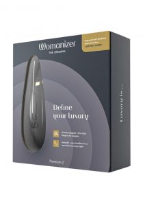 Womanizer Premium 2 Rechargeable Silicone Clitoral Stimulator - Black