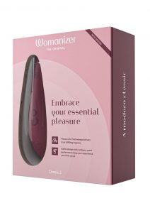 Womanizer Classic 2 Rechargeable Silicone Clitoral Stimulator - Bordeaux