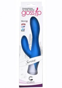 Gossip Serena 7 Speed Silicone Rabbit Vibrator - Blue