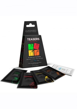 Wicked Teasers Fresh Fruit Lubricant Packettes (8 pack) - Assorted Flavors