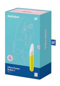 Satisfyer Ultra Power Bullet 7 Rechargeable Silicone Bullet Vibrator - Yellow