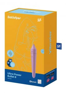 Satisfyer Ultra Power Bullet 8 Rechargeable Silicone Bullet Vibrator - Lavender