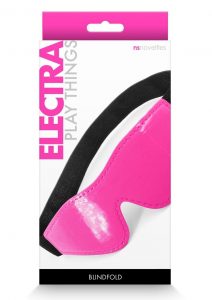 Electra Play Things PU Leather Blindfold - Pink
