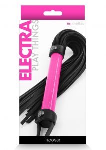 Electra Play Things PU Leather Flogger - Pink