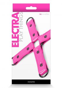 Electra Play Things PU Leather Hog Tie - Pink