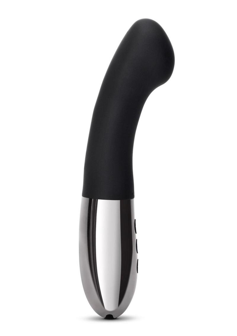 Le Wand Gee Rechargeable Silicone G-Spot Vibrator - Black