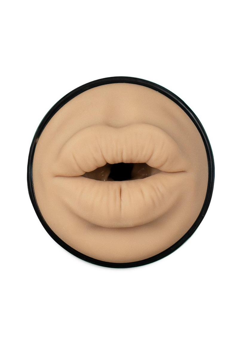 Kiiroo Feel Victoria June Interactive Masturbator - Mouth - Black/Vanilla