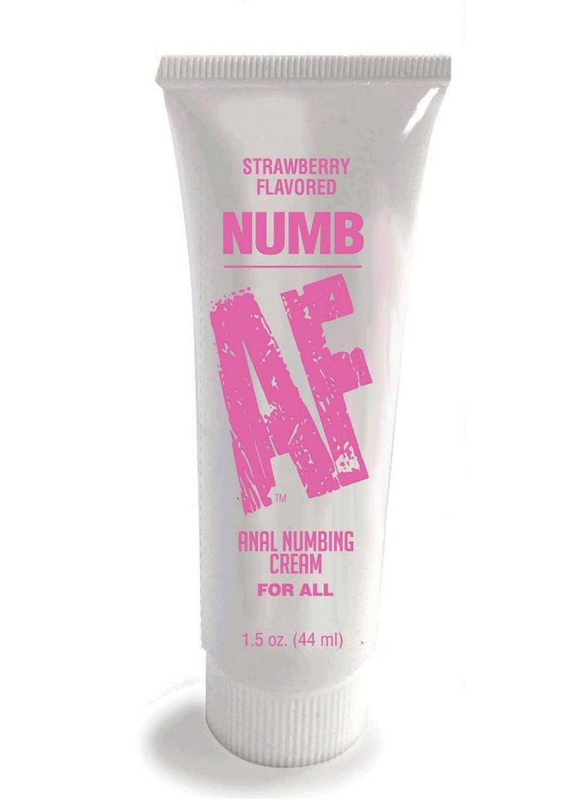 Numb AF Anal Numbing Flavored Cream 1.5oz - Strawberry