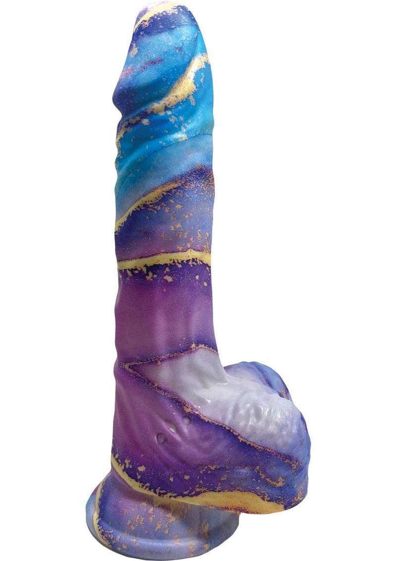 Rock Cocks Aphrodite Silicone Dildo 8in - Multicolor