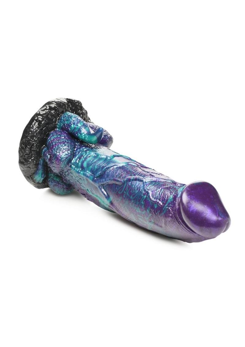 Creature Cocks Dino Dick Dinosaur Silicone Dildo - XLarge - Multicolor