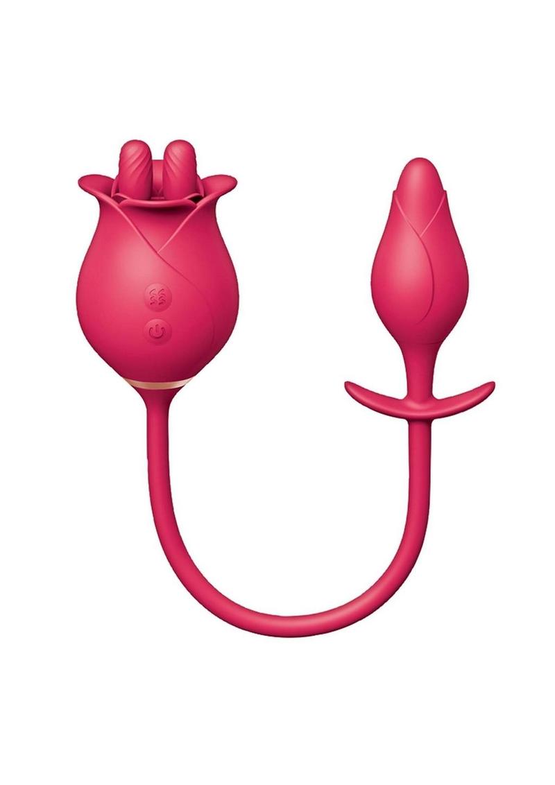 Clit-Tastic Tulip Clitoral Vibrator - Red