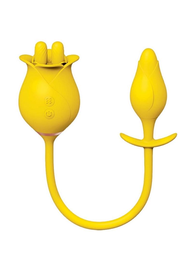 Clit-Tastic Tulip Clitoral Vibrator - Yellow