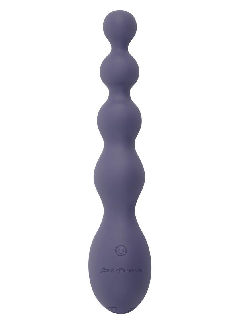 Zero Tolerance Rumpy Bumpy Rechargeable Silicone Anal Beads - Purple