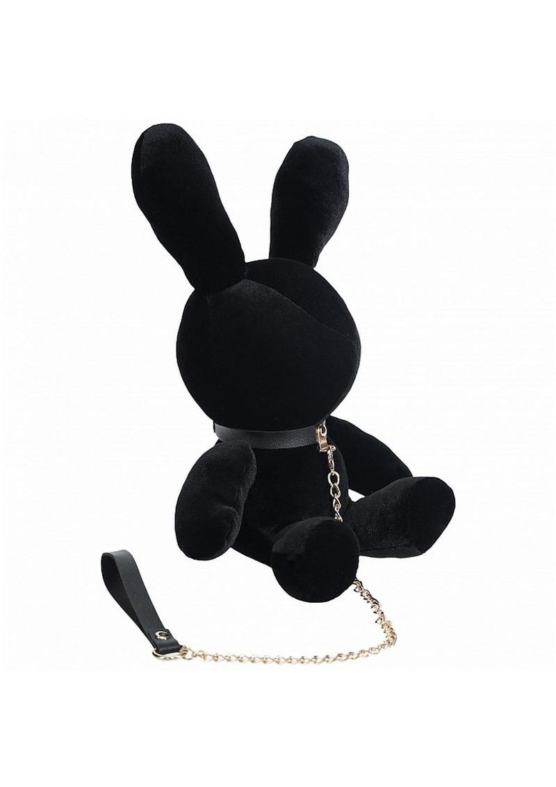 S-Line Rabbit Bondage Velvet - Small - Black