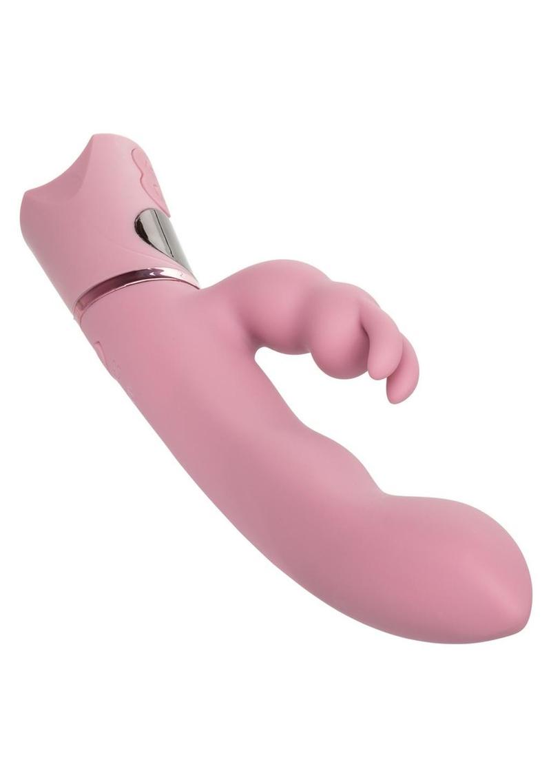 Orgasmatron Digital G-Bunny Rechargeable Silicone Rabbit - Pink