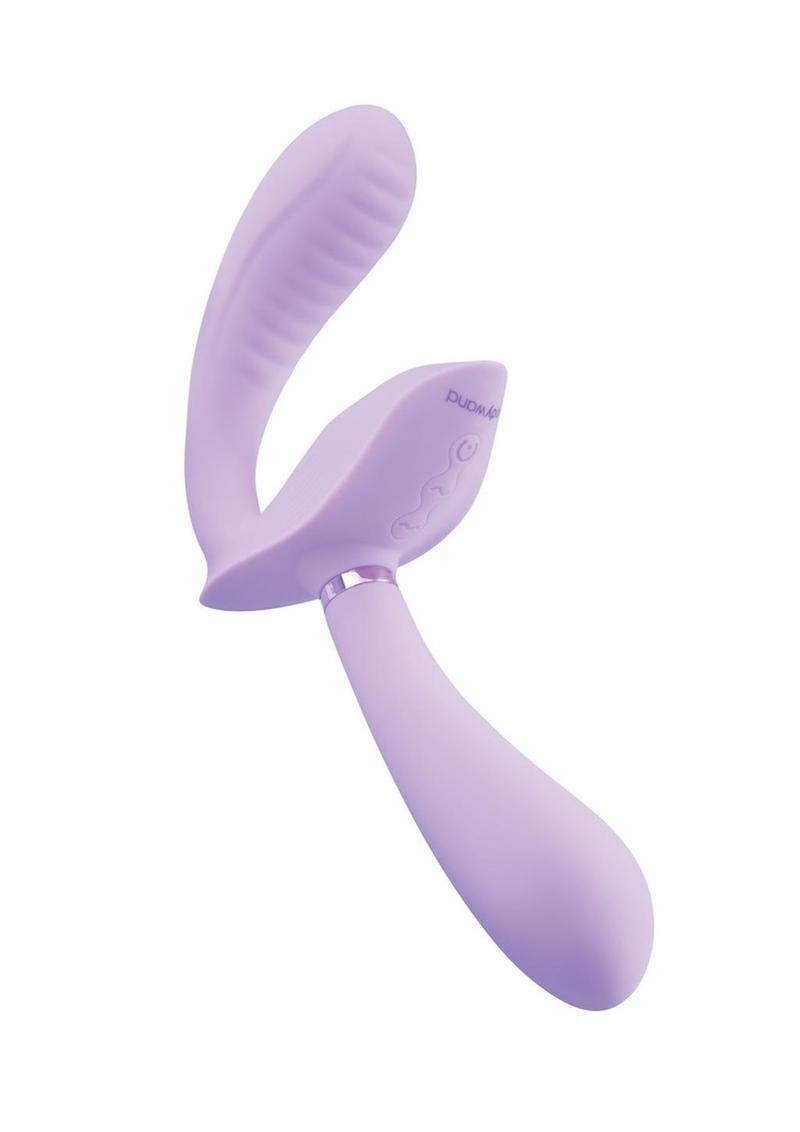 Bodywand I.D. Petal Rechargeable Silicone Strapless Strap-On - Lilac