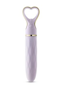 Delice Heartthrob Rechargeable Silicone Vibrator - Lavender Love