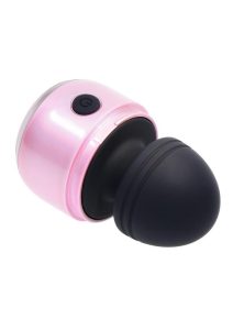 Vacation Vibes Vibrating Rechargeable Silicone Discreet Vibrator - Pink/Black