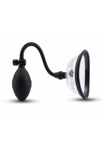 Size Up Classic Pussy Pump with Two Chambers - Black/Clear
