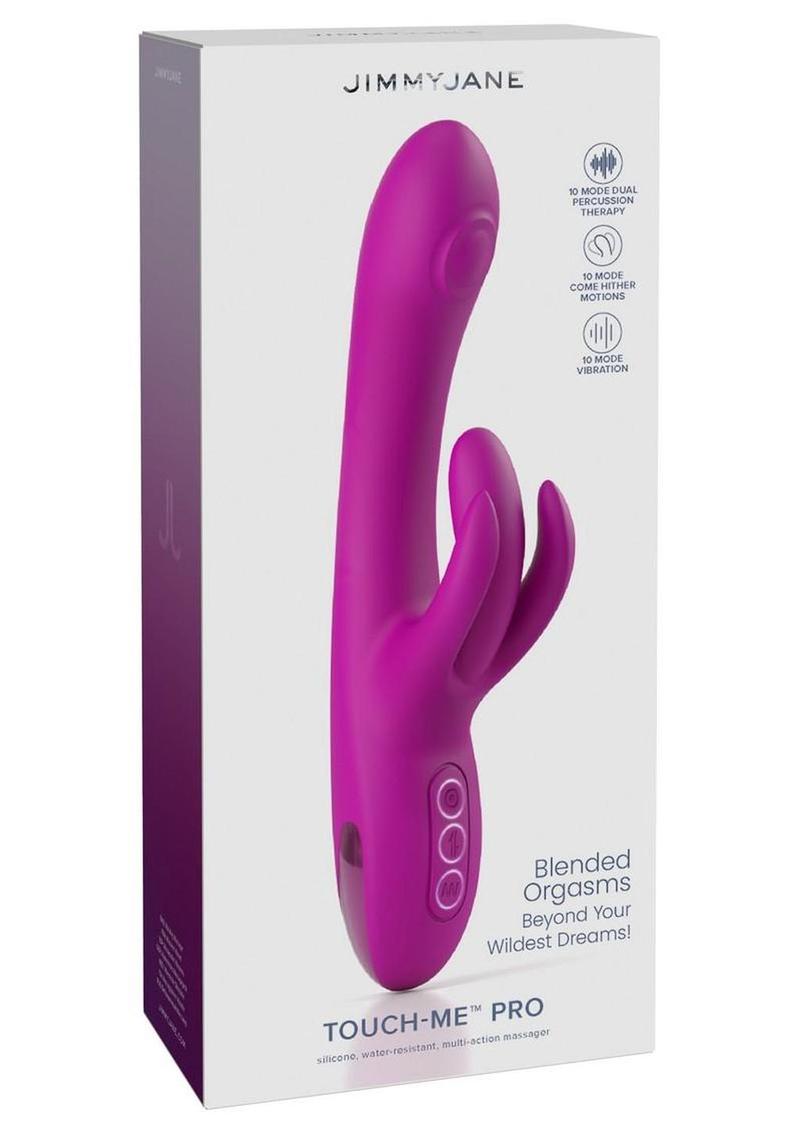 JimmyJane Touch Me Pro Rechargeable Rabbit Vibrator - Magenta