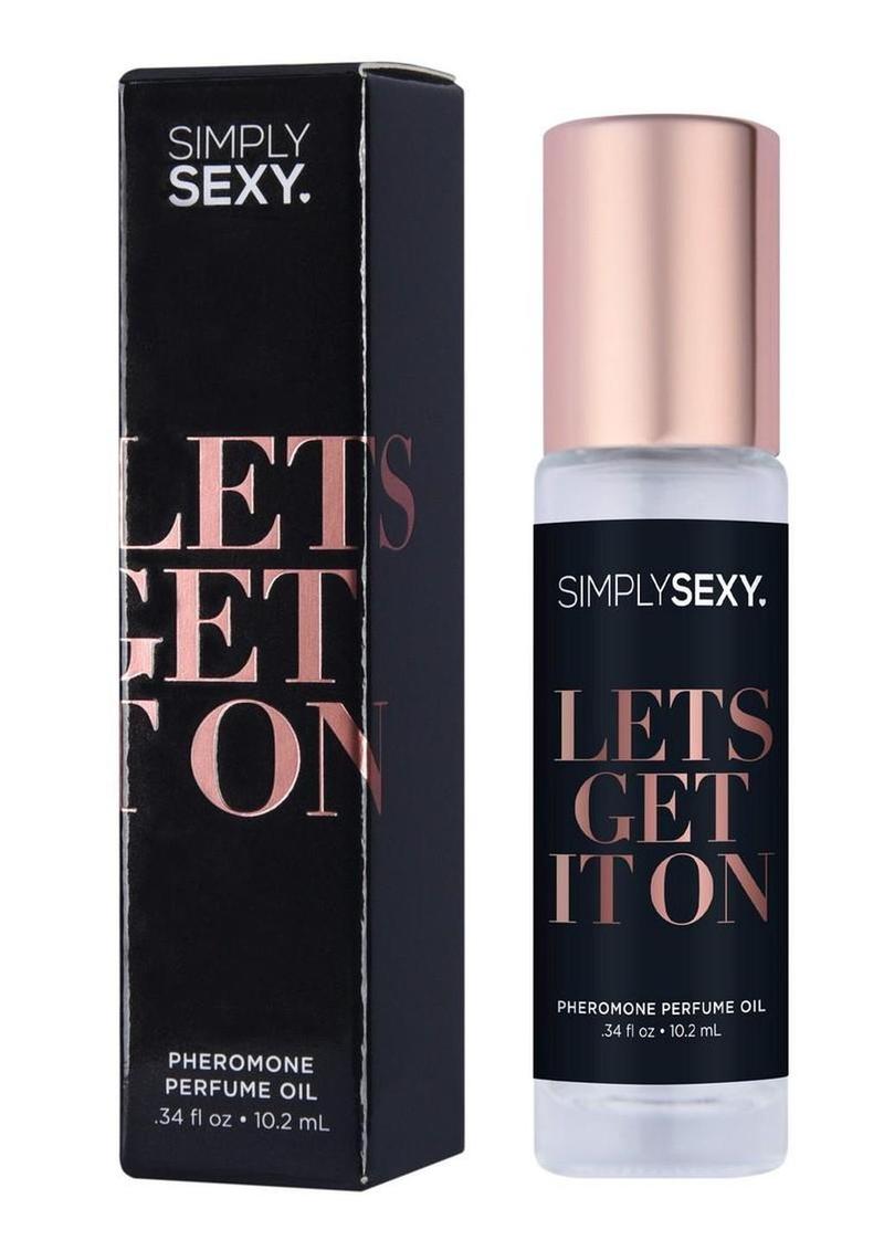 Simply Sexy Pheromone Perfume Oil Roll-On - Let`s Get It On
